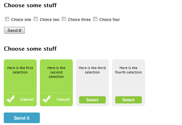 Pretty Checkboxes with jQuery