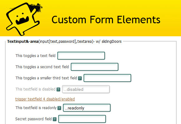 Custom Form Elements